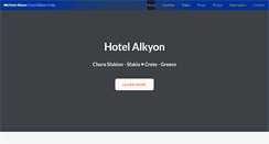 Desktop Screenshot of hotel-alkyon-sfakia-crete.com